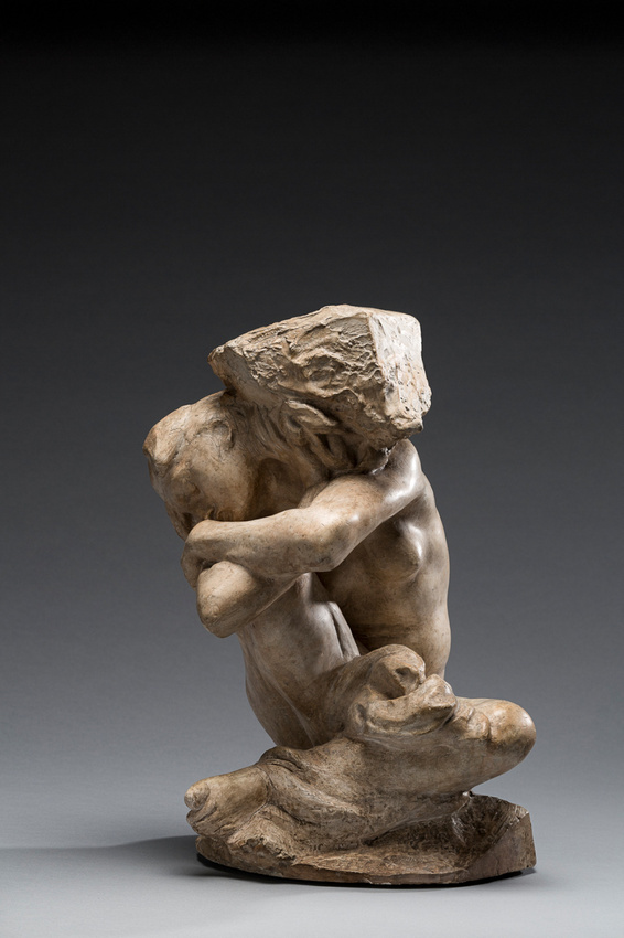Auguste Rodin - Cariatide tombée portant sa pierre
