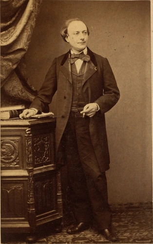 Erwin Hanfstaengl - Théodore de Banville né à Paris en 1820, poête, auteur drama...