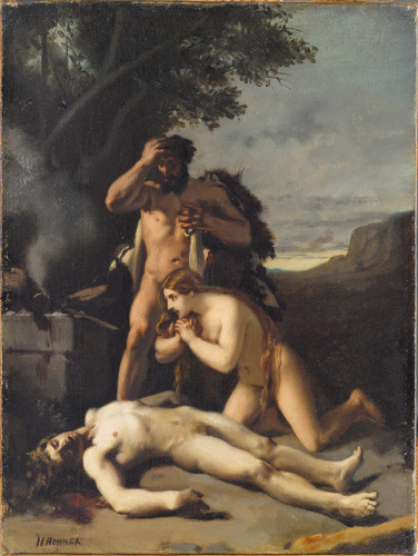 Jean-Jacques Henner - Adam et Eve trouvant le corps d'Abel