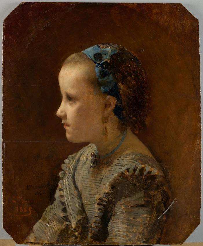 Portrait de jeune fille - Léon Bonnat