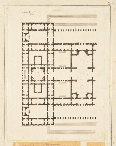 Edouard Villain - Plan d’un Trésor Royal