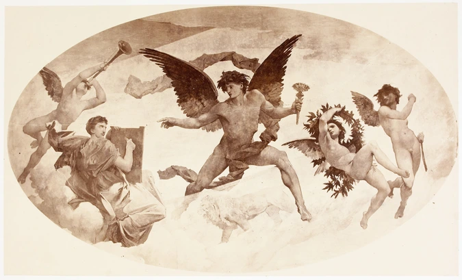 Le Zodiaque - peinture de Elie Delaunay - Louis-Emile Durandelle