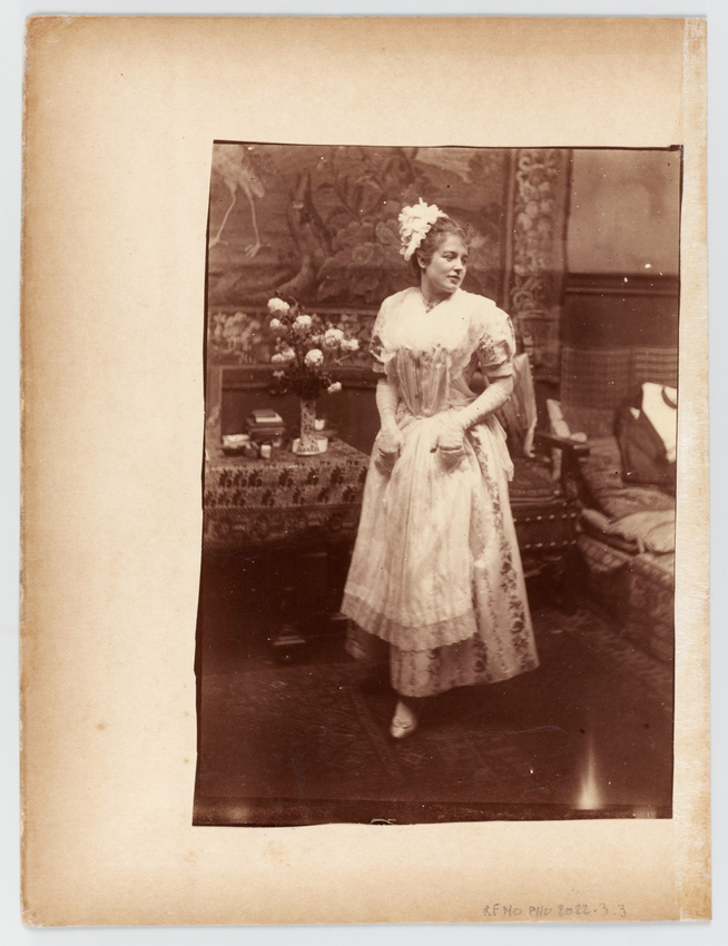 François Gauzi - Lili Grenier déguisée, dans l'atelier d'Albert Grenier