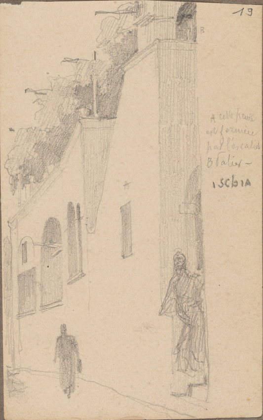 Louis Boitte - Ischia, vue de maison