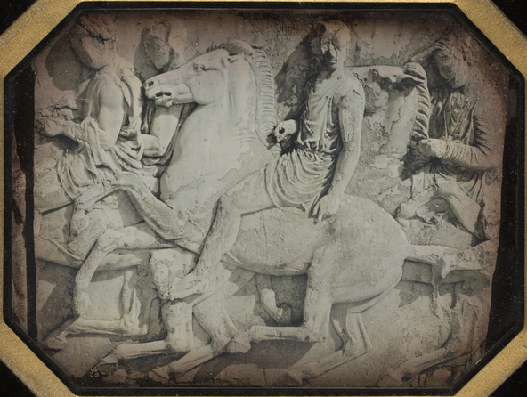 Baron Jean-Baptiste Louis Gros-Détail de la frise des Panathénées, Parthénon, Athènes