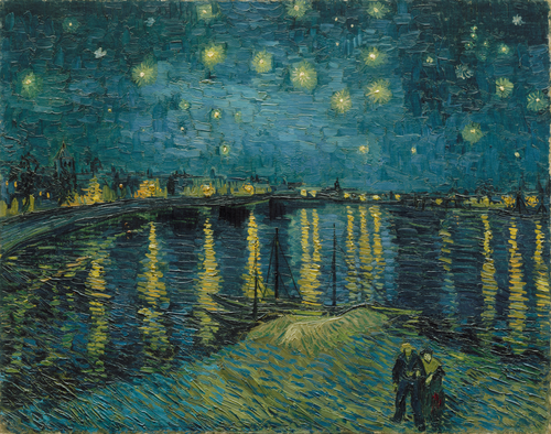 tableau, Vincent Van Gogh, La nuit étoilée, en 1888