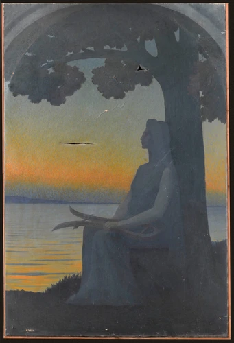 La Muse du crépuscule - Alphonse Osbert