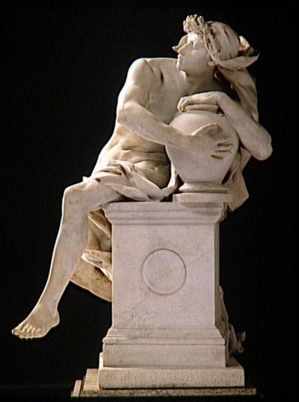 Charles René de Saint-Marceau-Génie gardant le secret de la tombe