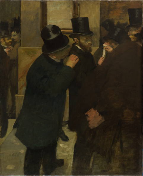 Edgar Degas-Portraits à la Bourse