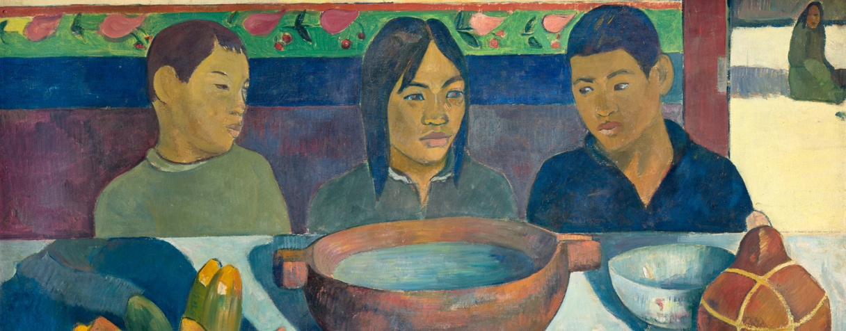 Le repas dit aussi Les bananes (en 1891), Gauguin, Paul