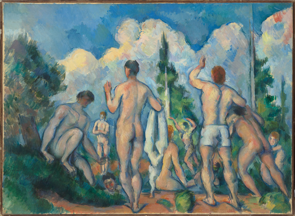 Paul Cézanne-Baigneurs