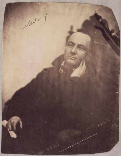 Félix Nadar-Charles Baudelaire au fauteuil