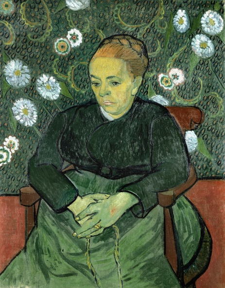 Vincent van Gogh-Augustine Roulin (La Berceuse), Arles