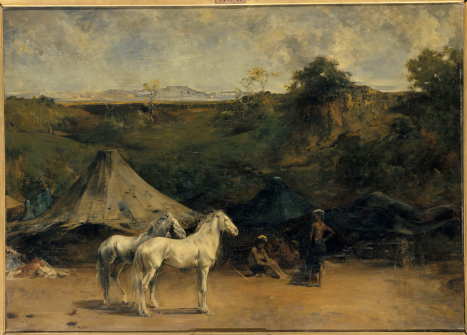 Le Campement arabe - Eugène Fromentin