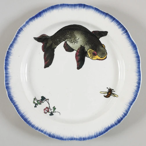 Assiette plate, service "Bracquemond-Rousseau" - Félix Bracquemond
