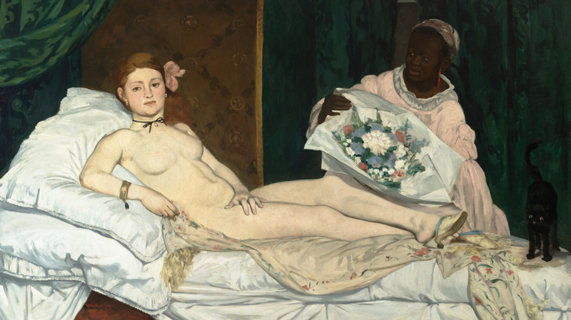 Olympia (détail), Edouard Manet, Manet, Edouard