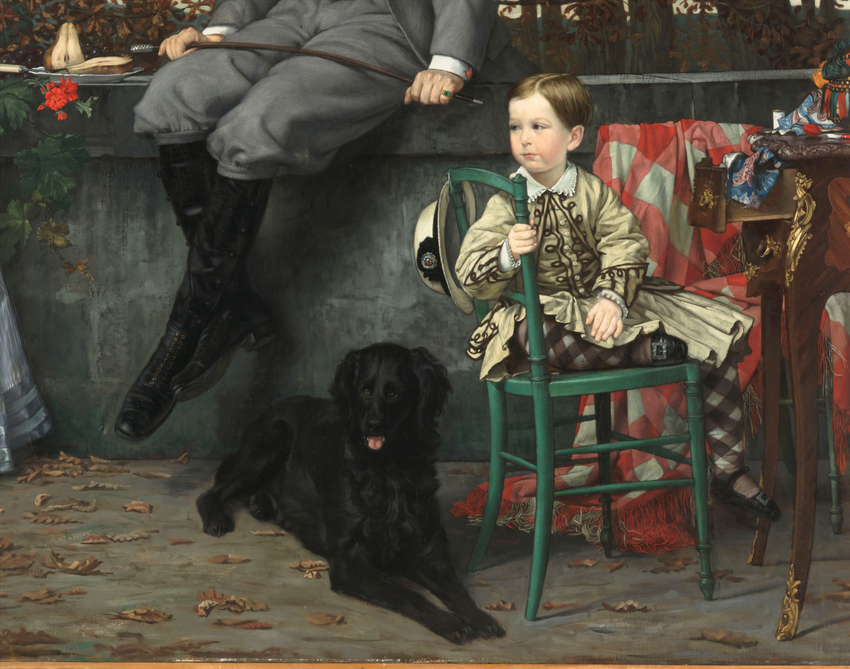 Portrait du marquis et de la marquise de Miramon et de leurs enfants - James Tissot