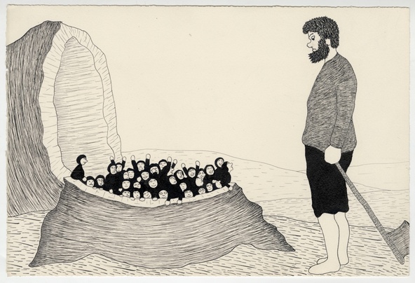 Léopold Chauveau-Histoire du gros arbre qui mangeait les petits enfants, n°7