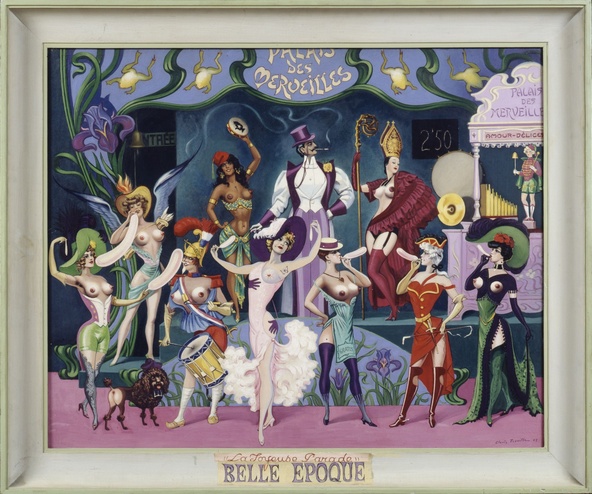 Clovis Trouille-Le Palais des Merveilles, Hommage au Modern'Style
