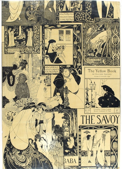 Sanderson & Co-Papiers peints Art Nouveau inspiré de Aubrey Beardsley
