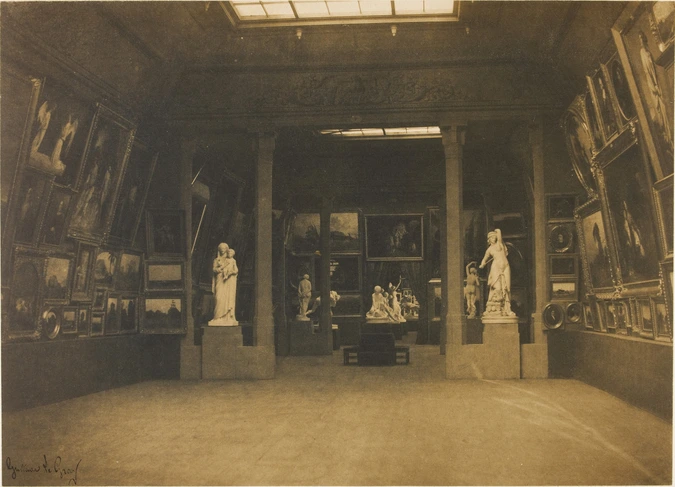 Vue du Salon de 1853 - Gustave Le Gray
