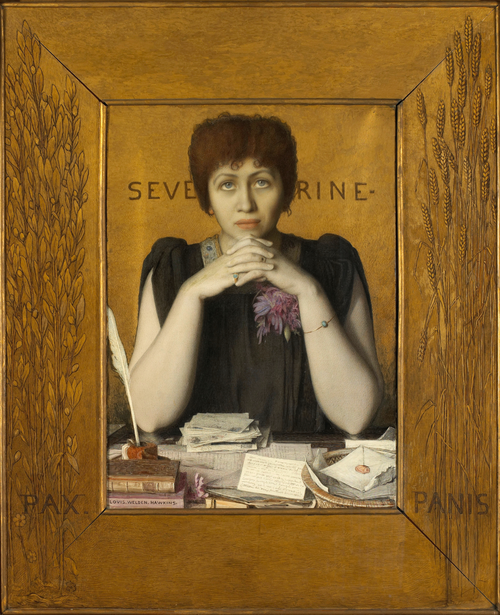 tableau, Louis Welden Hawkins, Séverine, vers 1895