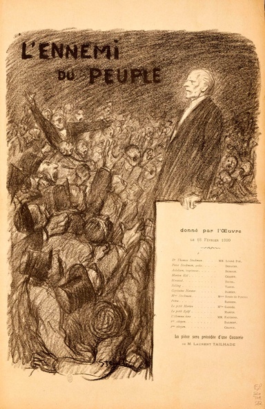 Théophile Alexandre Steinlen-L'Ennemi du peuple d'Henrik Ibsen