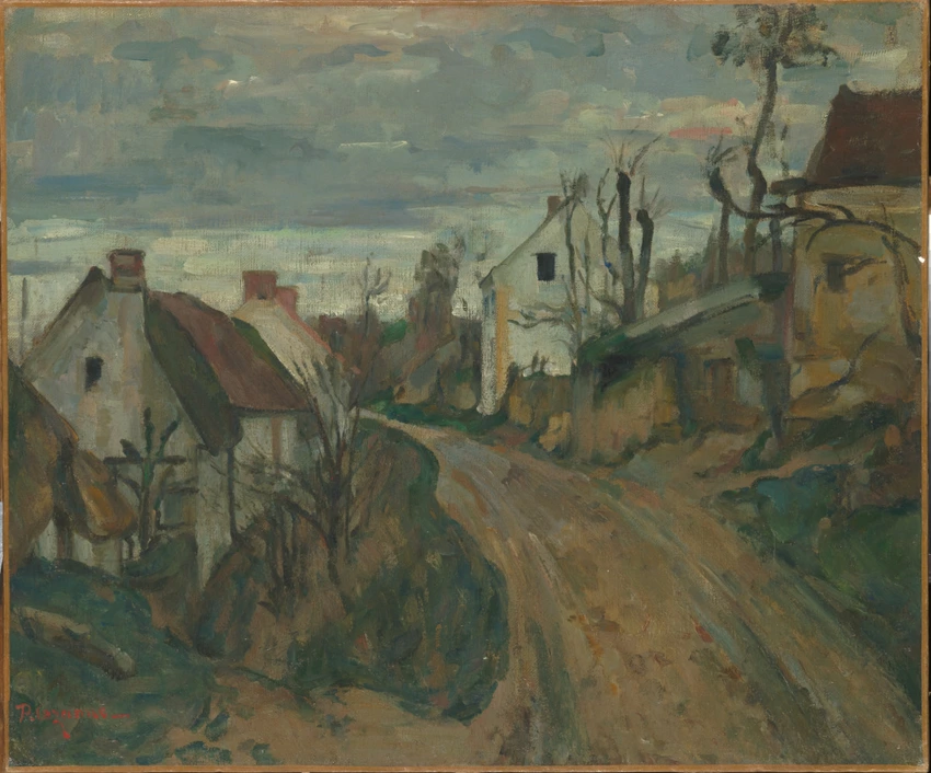 Route de village, Auvers - Paul Cézanne