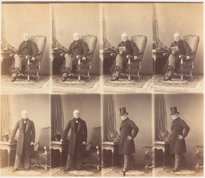 Comte Chreptowitch en huit poses, quatre assis et quatre en pied - André Adolphe Eugène Disdéri