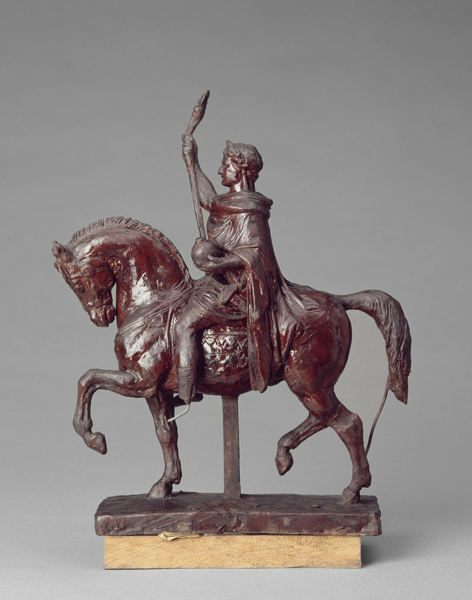 Napoléon Ier à cheval en costume romain - Eugène Guillaume