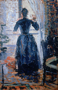 Paul Signac-Première pensée pour Un Dimanche: petite étude de la femme