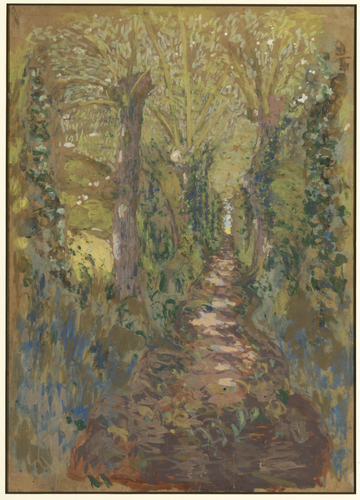 L'Allée en sous-bois, Amfreville - Edouard Vuillard