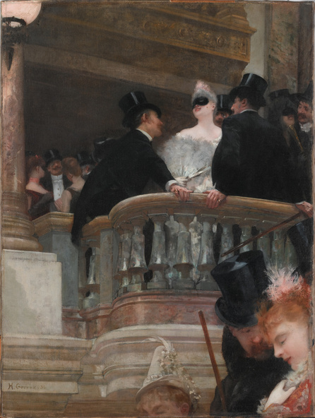 Henri Gervex-Le bal de l'Opéra, Paris