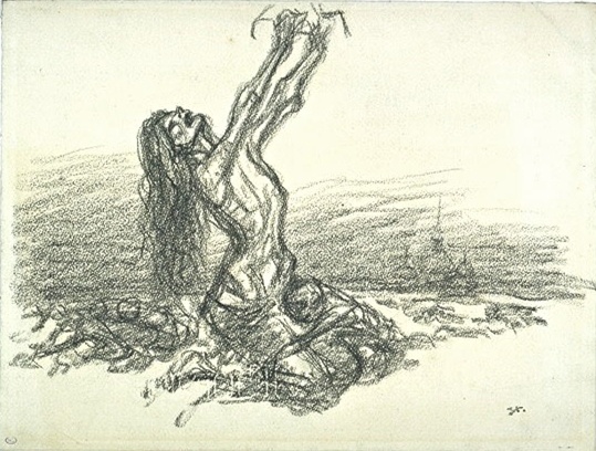Théophile Alexandre Steinlen-La Famine