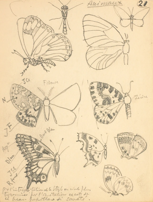 Papillons - Eugène Grasset