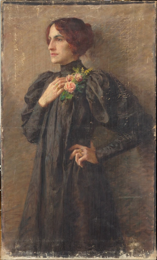 Portrait de Mademoiselle Cécile Glace - Etienne Dinet