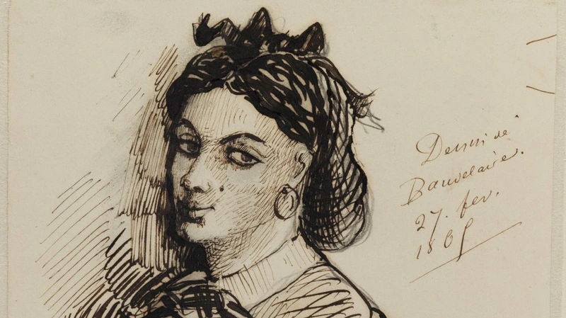 Charles Baudelaire, Portrait de Jeanne Duval, 1865