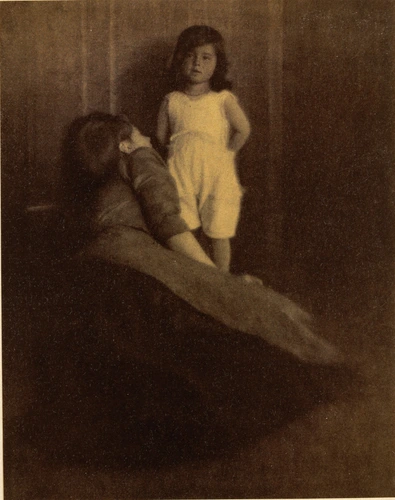 Lotte and her Nurse - Heinrich Kühn