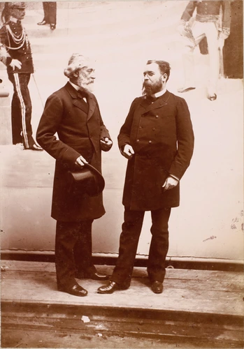 Pierre Emmanuel Tirard avec un autre homme - Henri Mairet