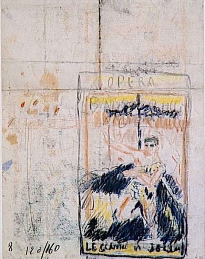 Esquisse de l'affiche pour "La Légende de Joseph" - Pierre Bonnard