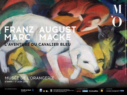 Affiche de l’exposition « Franz Marc / August Macke. L’aventure du Cavalier Bleu », 2019