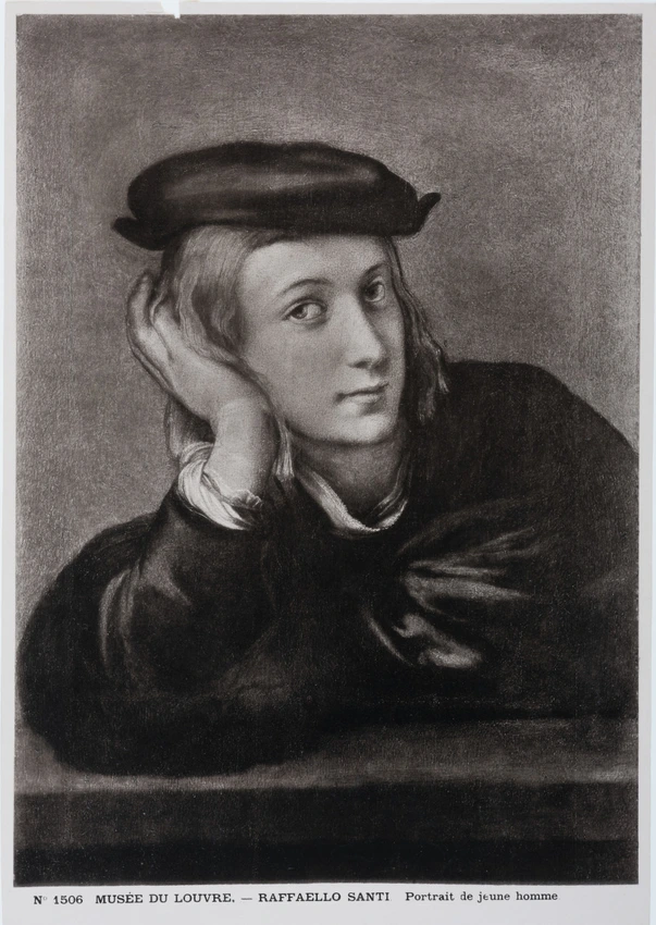 Portrait de Jeune homme apr Raphaël - Jacques Ernest Bulloz