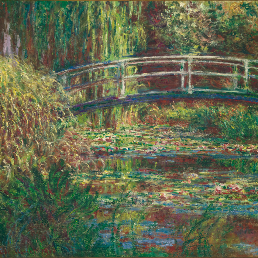 Le Bassin aux nymphéas, harmonie rose - Claude Monet