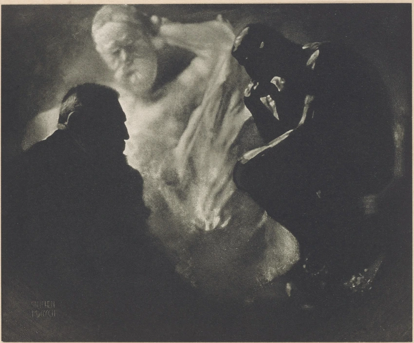 Rodin, le Penseur - Edward Steichen