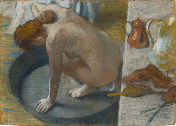 Edgar Degas-Le tub