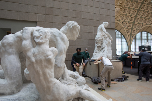 2.	Aménagement de la Terrasse Rodin, ©Musée d’Orsay / Sophie Crépy