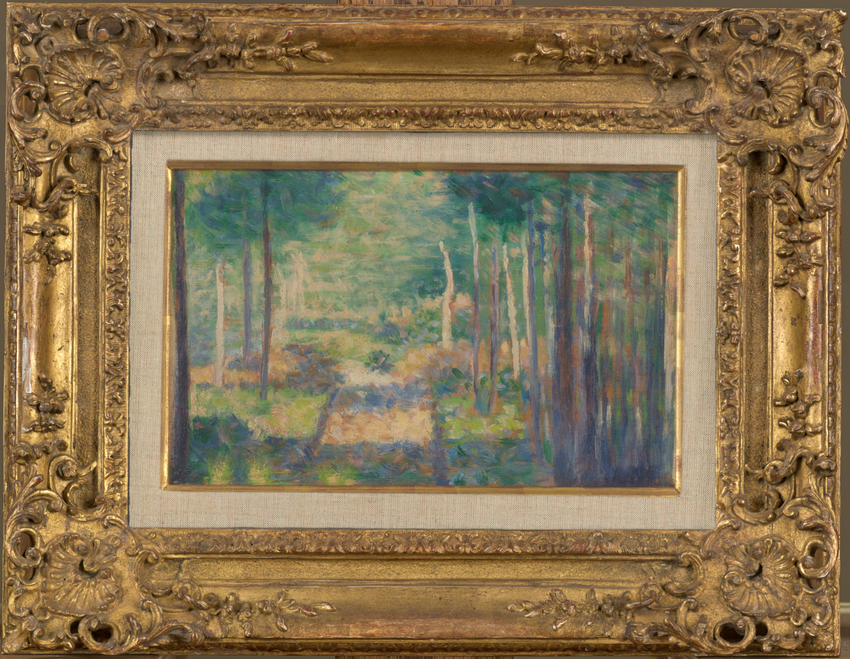 Allée en forêt, Barbizon - Georges Seurat