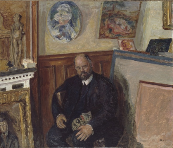 Pierre Bonnard-Ambroise Vollard et son chat