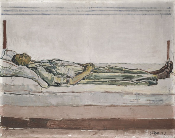 Ferdinand Hodler-Valentine sur son lit de mort