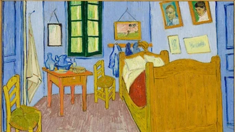 tableau, Vincent Van Gogh, La chambre de Van Gogh à Arles, en 1889
